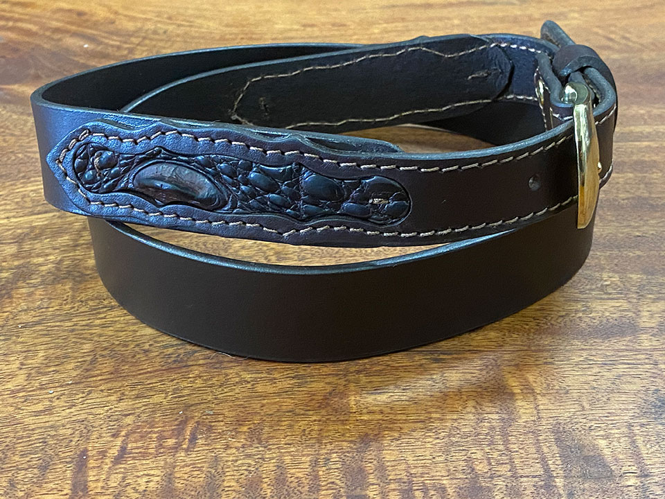Australian Stockman S Leather Belt, Full Grain Cowhide Leather Belt