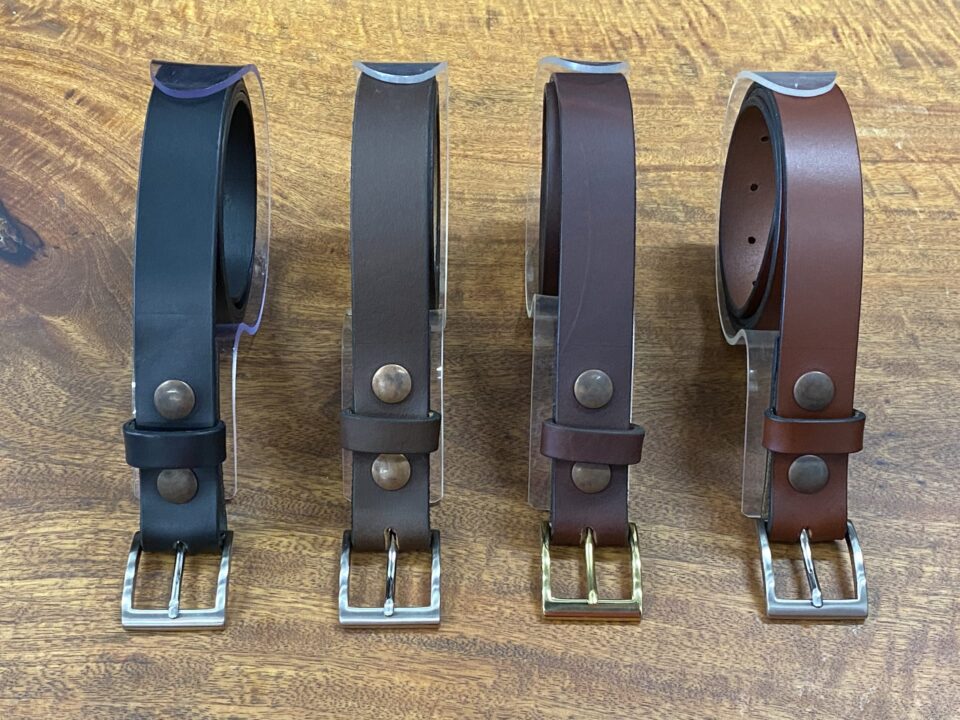 Full Grain leather dress belt