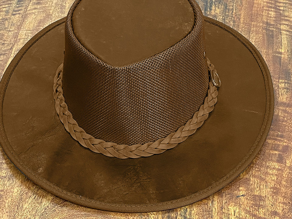 Kangaroo Leather Hat Squashy Cooler