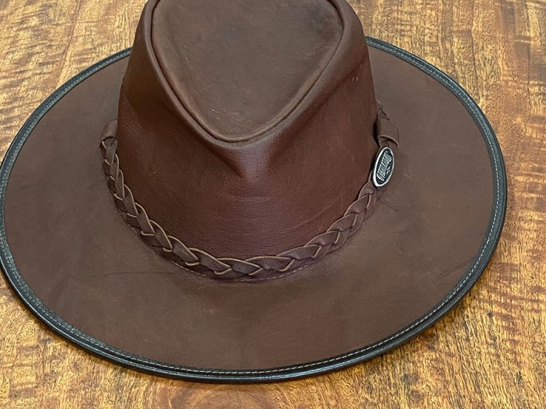Buffalo Leather Hat (The Outback) Order Online Delivery Worldwide