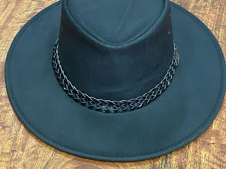 Waxed Leather Hat